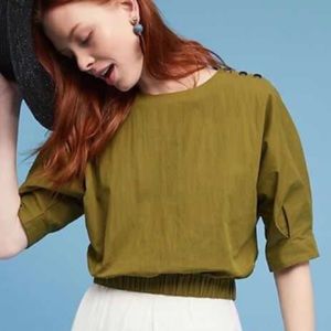 J.O.A. Anthropolgie Paola Banded Top